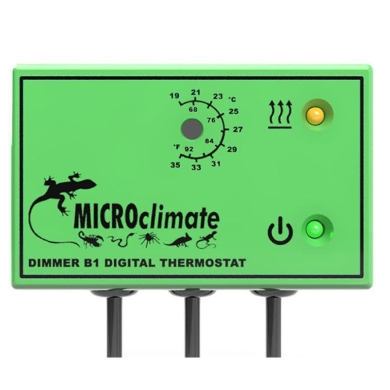 Microclimate B1 Dimmer Stat Green Evolution Reptiles