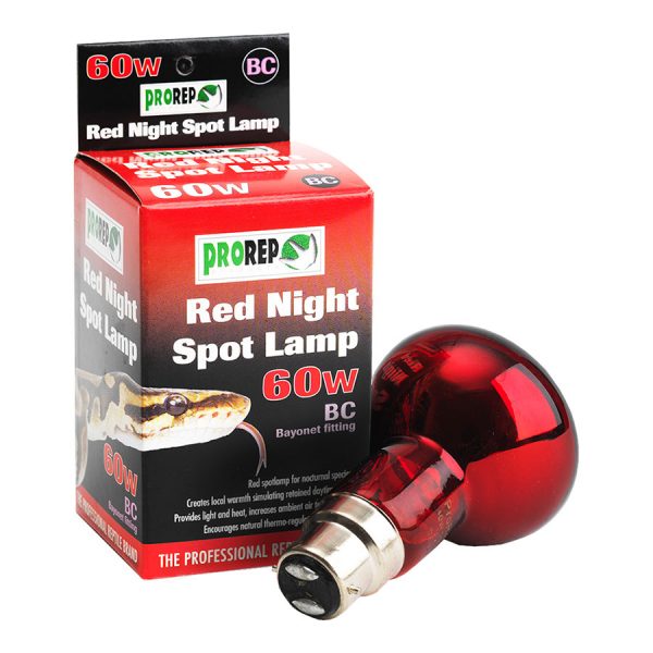 ProRep Red Night Spotlamp 60W BC LMS230