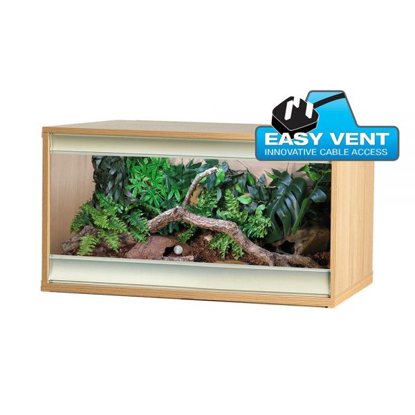 VivExotic Viva+ Medium Terrestrial Vivarium in OAK