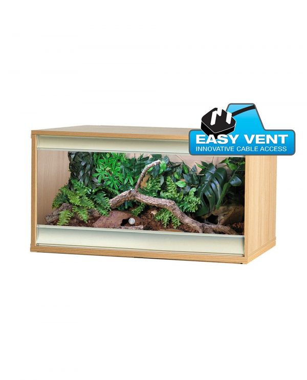 VivExotic Viva+ Medium Terrestrial Vivarium in OAK