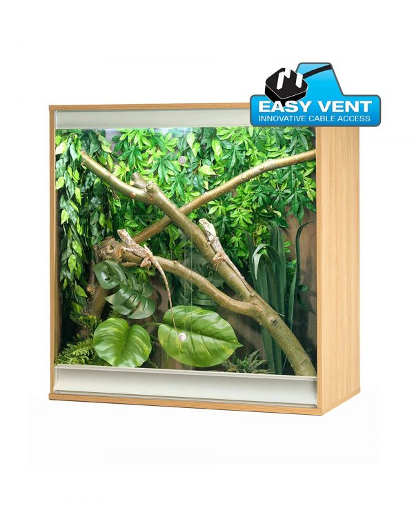 Medium VivExotic Viva+ Arboreal Vivarium For Sale in Oak
