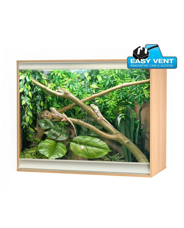VivExotic Viva+ Large Deep Arboreal Vivarium in Oak