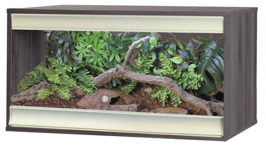 an image of the VE Viva+ Medium Terrestrial Vivarium in grey colour