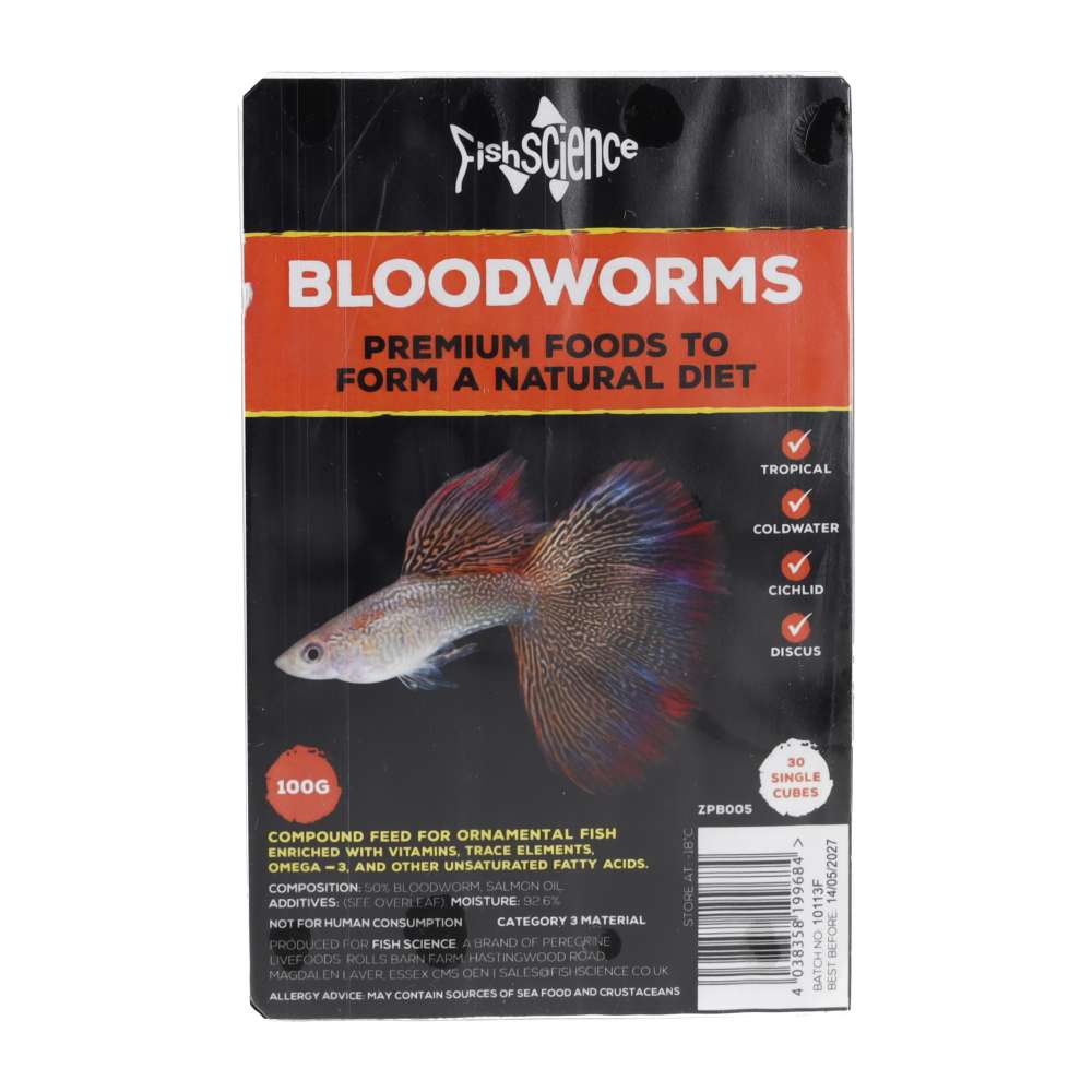 Peregrine Blister Pack Bloodworm 100g