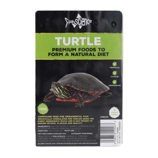 Fish Science Blister Pack Turtle Food 100g