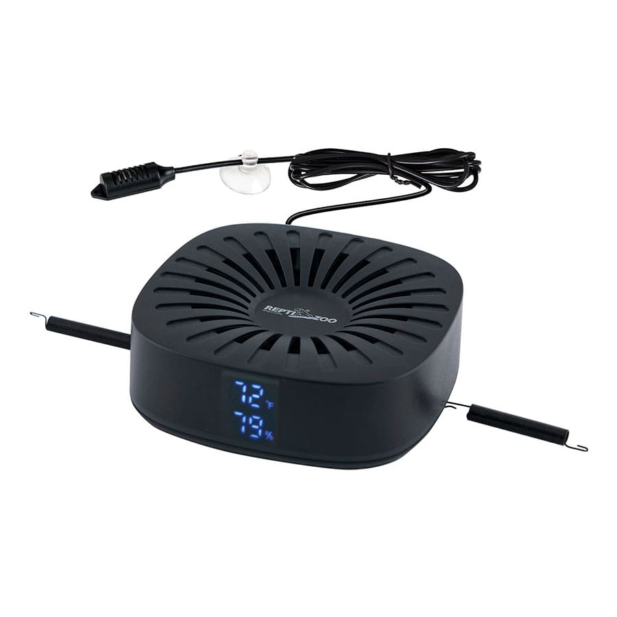 ReptiZoo AirCool Fan Dehumidifier with Thermo-Hygrometer - Image 2