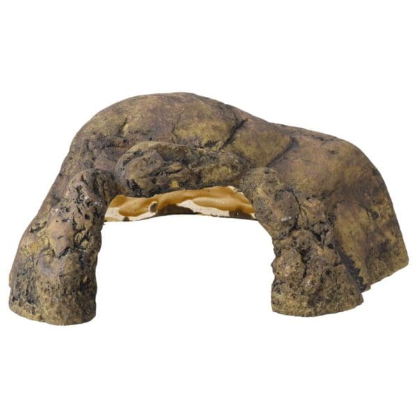 Exo Terra Reptile Hiding Cave XX Large. A proper hiding area is an essential but often overlooked part of any naturalistic terrarium. Without a secure place to retreat and sleep, reptiles and amphibians can quickly become stressed, which in turn reduces their activity levels and appetite. A good hide also creates a sheltered, cooler microclimate within the enclosure, helping your animal regulate its temperature and feel safe.