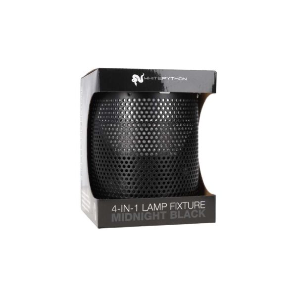 WhitePython 4 in 1 Lamp Fixture Midnight Black (200w)