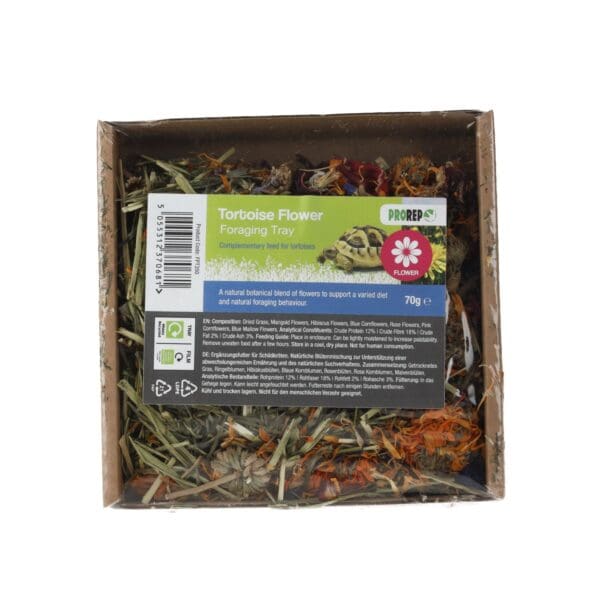 ProRep Tortoise Flower Foraging Tray 70g