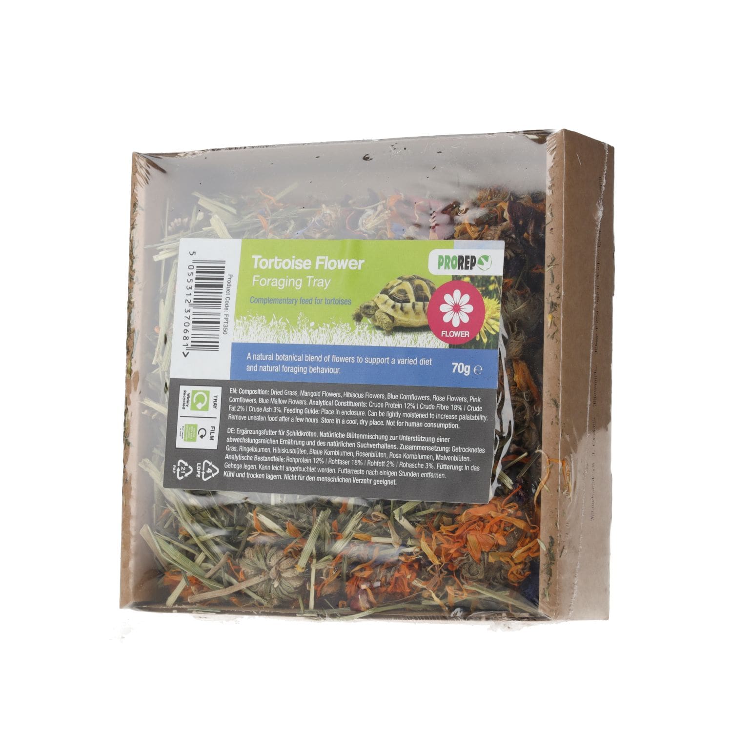 ProRep Tortoise Flower Foraging Tray 70g - Image 2