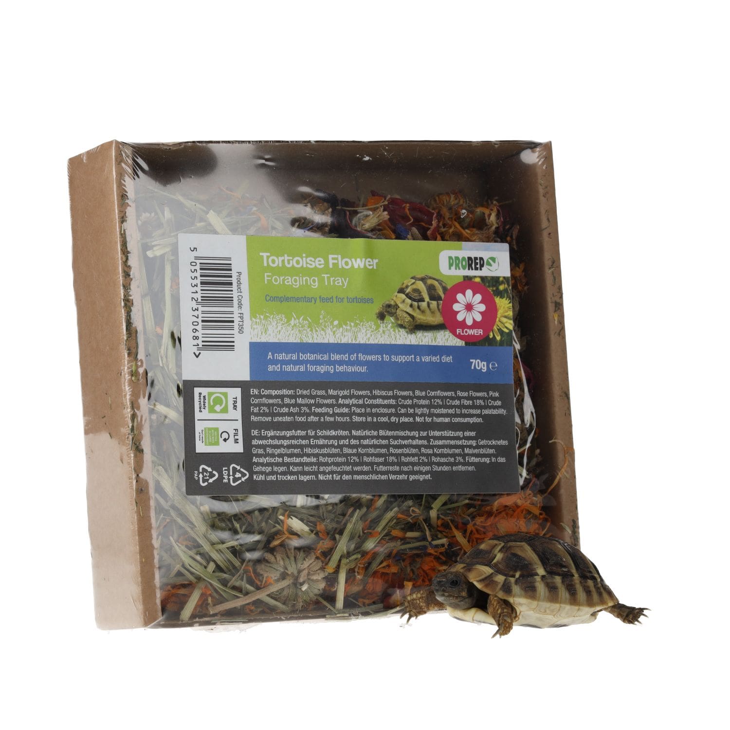 ProRep Tortoise Flower Foraging Tray 70g - Image 4