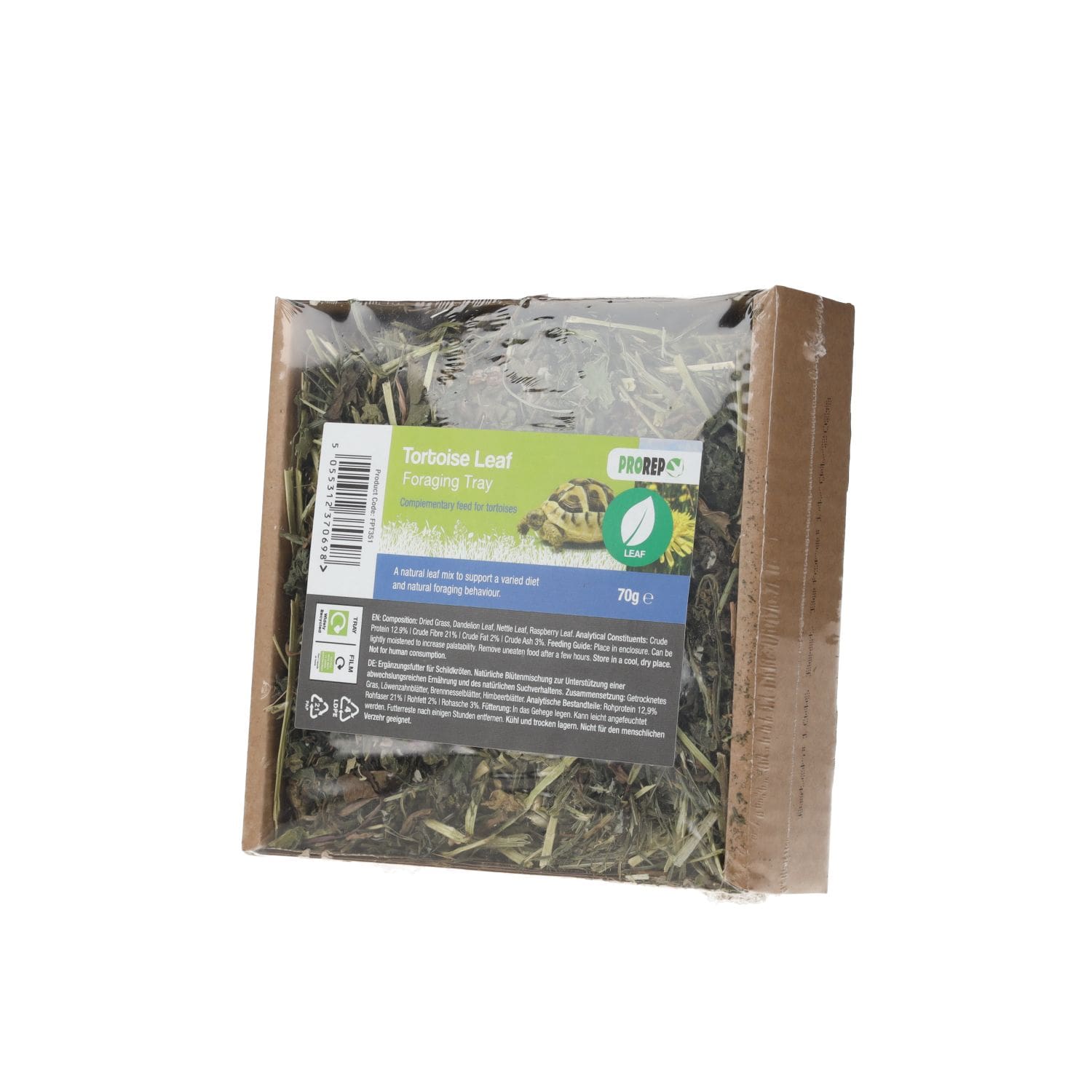 ProRep Tortoise Leaf Foraging Tray 70g - Image 2