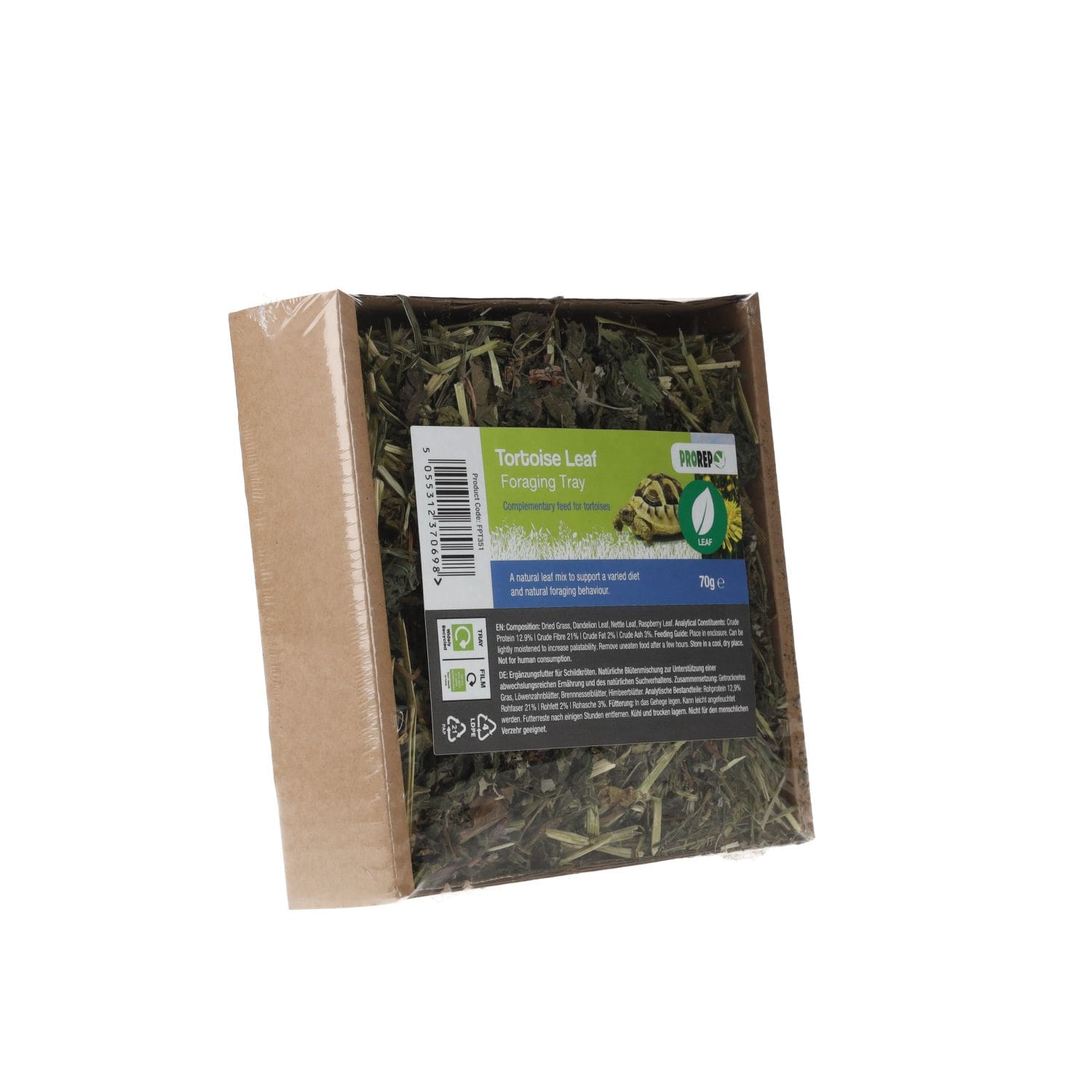 ProRep Tortoise Leaf Foraging Tray 70g - Image 3