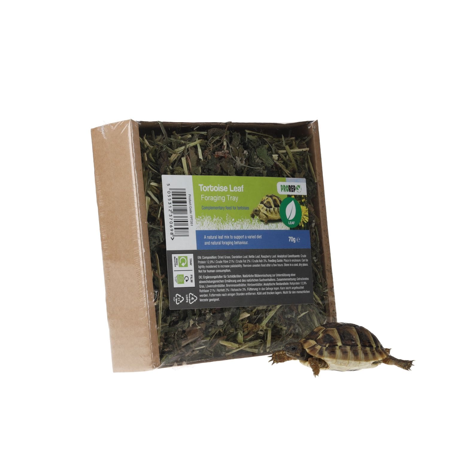 ProRep Tortoise Leaf Foraging Tray 70g - Image 4